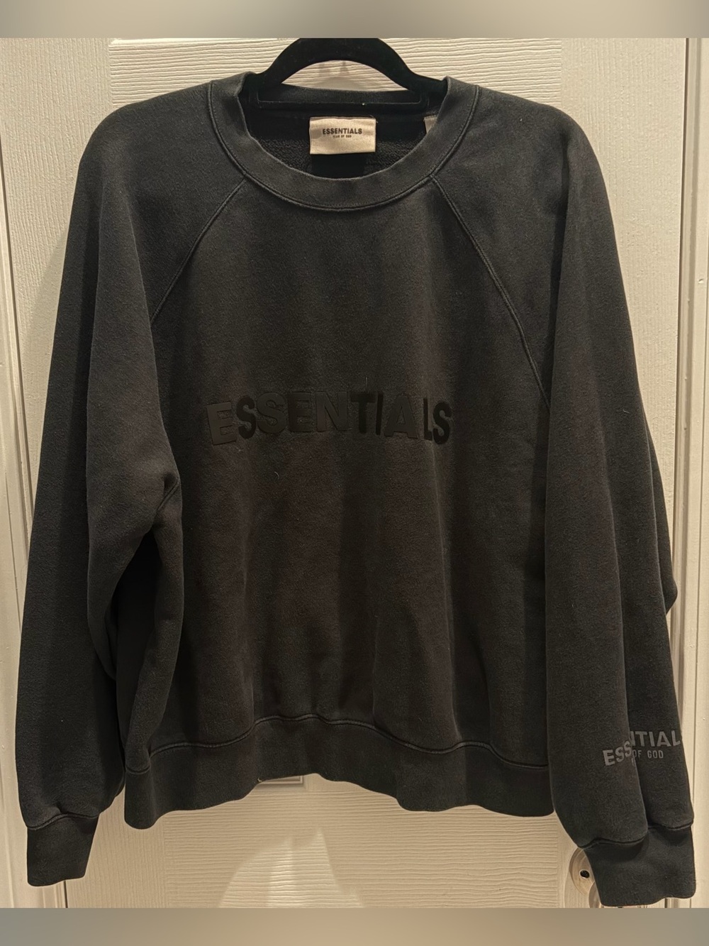 Essentials black sweatshirt